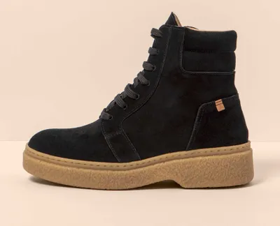 Produktbild von El Naturalista Stiefeletten Damen N5900S SILK SUEDE BLACK / ARPEA Farbe Schwarz