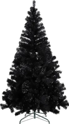 Immagine prodotto di Albero di Natale Nero Artificiale, 180 cm 708 rami