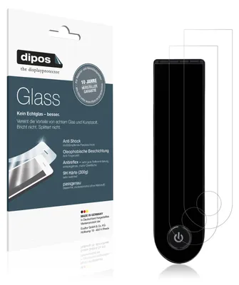 A product package for screen protectors, with the screen protectors themselves shown next to it.
