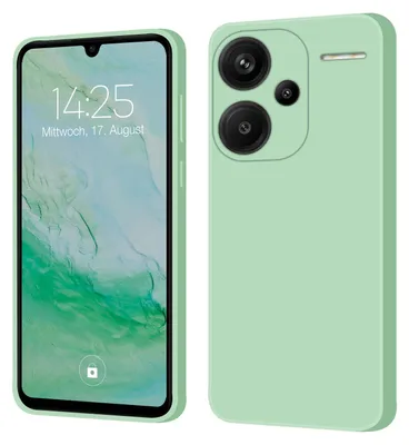 Produktbild von Hülle für Xiaomi Redmi Note 13 Pro+ 5G Case Cover Bumper Smartphone Softgrip Schutzhülle Farbe: Türkis