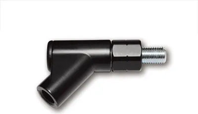 Produktbild von HIGHSIDER smart Spiegeladapter Schwarz M10x1,25, Linksgewinde