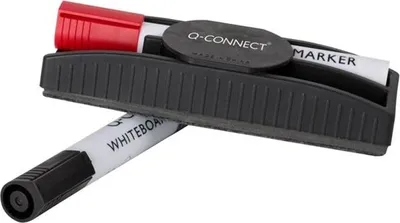 Zdjęcie produktu dla Q-CONNECT KF18633, Gąbka do tablicy, Czarny, Biały, Czarny, Czerwony, 1 szt.