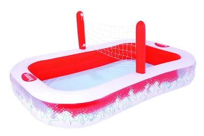Produktbild von Bestway 54125 Planschbecken für Kinder Aufblasbar Volleyball 253x168x98cm