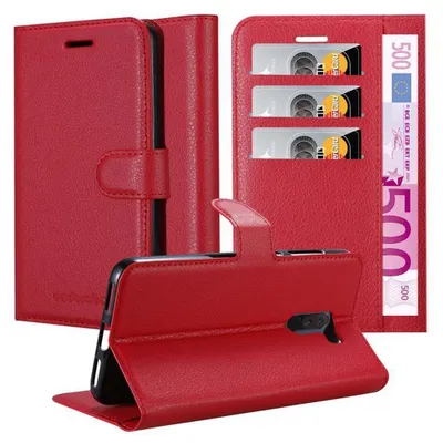 Image de Cadorabo Housse pour Xiaomi Pocophone F1 Housse en rouge Housse pour portable Etui Case Cover Fermeture magnétique