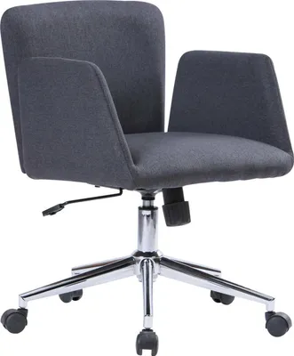 Produktbild von Bürostuhl Albury, Sessel mit Armlehnen, Ergonomischer Bürositz, 54x55h65/84 cm, Grau