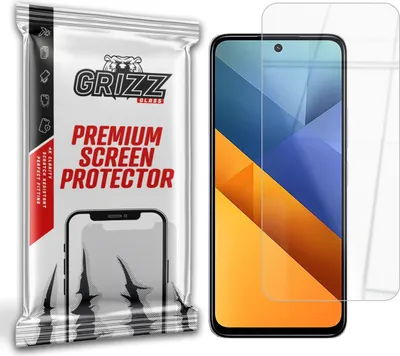 Zdjęcie produktu dla Szkło hartowane GrizzGlass HybridGlass dla Xiaomi Poco M6