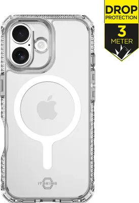Immagine prodotto di ITSKINS Level 2 HybridMagClear R Trasparente Custodia MagSafe per iPhone 17 Custodia rigida Resistente agli urti - Trasparente
