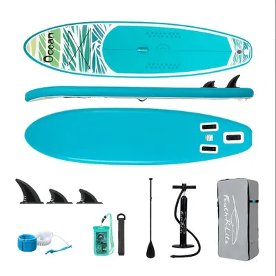 Image de Planche de stand-up paddle - Planche de paddle - Planche de surf à pagaie - Planche de sports nautiques - Planche de paddle gonflable