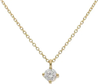Produktbild von JuwelmaLux Brillant Anhänger mit Kette 585 Gold JL10-05-3364