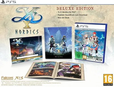Produktbild von Ys X (10): Nordics  PS-5  Deluxe Ed. - NIS - (SONY® PS5 / Rollenspiel)