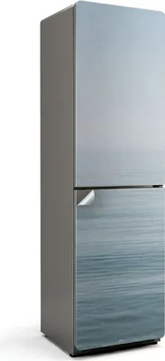 Produktbild von Pflanzenmuster mit Blättern – Kühlschrank Aufkleber – Klebefolie Kühlschrank – Kühlschrank Dekor – Kühlschrankfolie selbstklebend – Küchen Dekoration – 60x205 cm