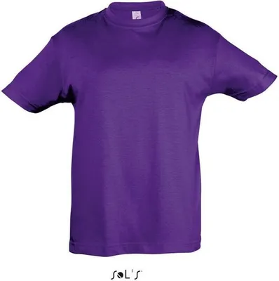 Produktbild von SOL'S Jungen T-Shirt Valueweight T Kids Sommer Kurzarm Rundhals Shirt, Größe:2A, Farbe:Dark Purple