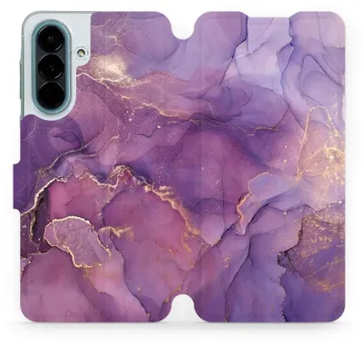 Immagine prodotto di Custodia protettiva con flip cover per Galaxy A27 5G, marca Mobiwear, colore viola