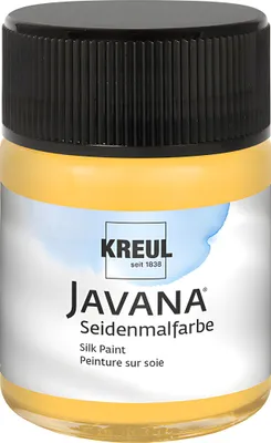 Produktbild von Kreul Javana Seidenfarbe Golden Yellow 50 ml 1 Stck