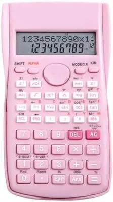 Imagen del producto de Calculadora científica, con 240 funciones, pantalla de 12 bits, con pantalla grande, ideal para estudiantes