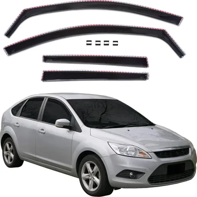 Obrázok produktu pre J&J Automotive | SCOUTT Okenné deflektory pre Ford Focus 4D /5D 2005-2010 4ks