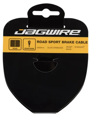 Obrázok produktu pre Brzdové laná Jagwire pre cestné bicykle – Sport-Slick-Edelstahl – 1,5 x 3500 mm – Sram Shimano