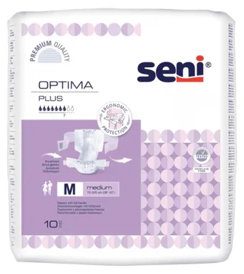 Image de Seni Optima Plus Medium - 12 paquets de 10 protections