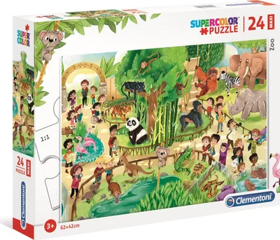 Zdjęcie produktu dla Puzzle 24 elementy Clementoni Maxi Zoo
