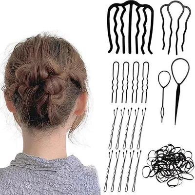 Produktbild von Stylinghalter, 3-teiliger Haarspalt, Kammhalter, Frisurbedarf, Einsetzhalter für Haarschneider.