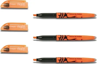 Produktbild von Pilot Frixion Light Textmarker orange - 3er-Set