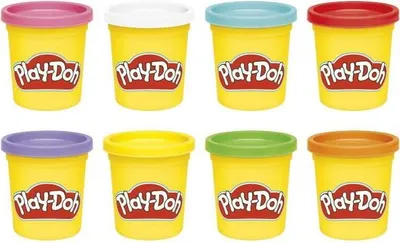 Produktbild von Play-Doh Knete 8 Regenbogenfarben, 85 g Töpfchen
