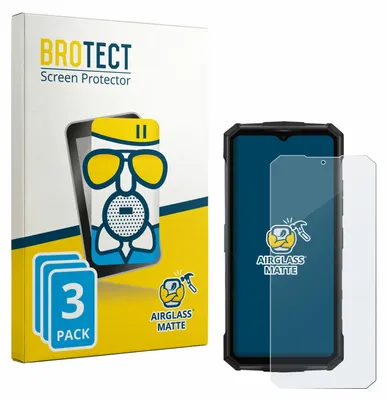 Produktbild von 3x BROTECT Entspiegelungs Schutzglas für Doogee Fire 7 Pro Schutzfolie Panzer Folie Glas Display Schutz matt