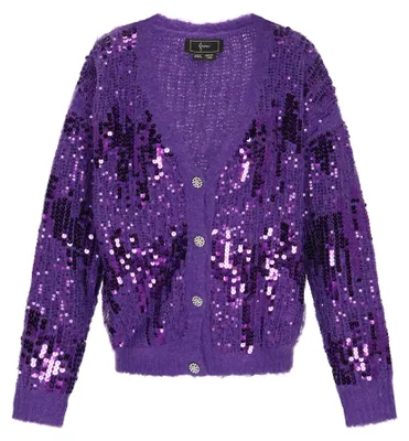 Produktbild von NAEMI damen cardigan - lila, XL/XXL