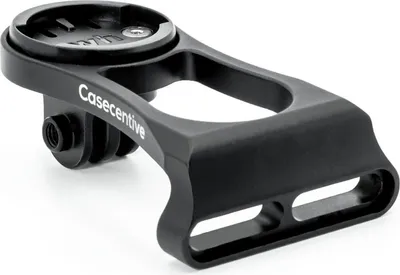 Produktbild von Casecentive Wahoo Bolt / Roam Stem Mount mit GoPro-Unterstützung und Lampenhalterung schwarz