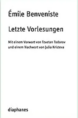 Produktbild von Letzte Vorlesungen