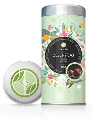 Obrázek produktu pro Zelený čaj jablečný (Křížalák) Naturalis- 50 g