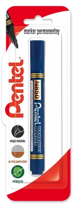 Zdjęcie produktu dla Marker permenentny z okrągłą końcówka N850 niebieski 1 szt.