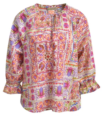 Produktbild von Smith & Soul (338) RAGLAN V-NECK BOHO BLOUSE LILAC PRINT LILAC PRINT XS
