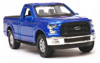 Produktbild von Welly Ford F-150 2015 Modellauto Blau 1:34