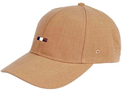 Bugatti leichte Baseball Cap mit Struktur und Logoflagge in beige