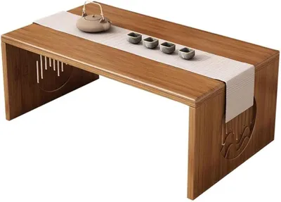 Productafbeelding van Koffietafel - Bijzettafel - Ontspannen - Inklapbaar - 80x37x30cm - Bruin