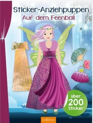 Obrázek produktu pro Sticker-Anziehpuppen - Auf dem Feenball
