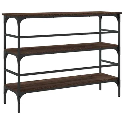 Obrázek produktu pro vidaXL Konzolový stolek Brown Oak Optics 100x32x75 cm Dřevěné konstrukce