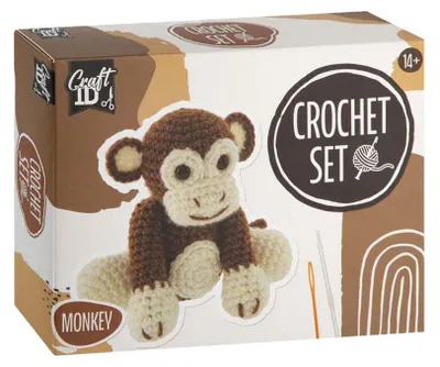 Image de Kit de crochet Singe - aiguille et fil inclus