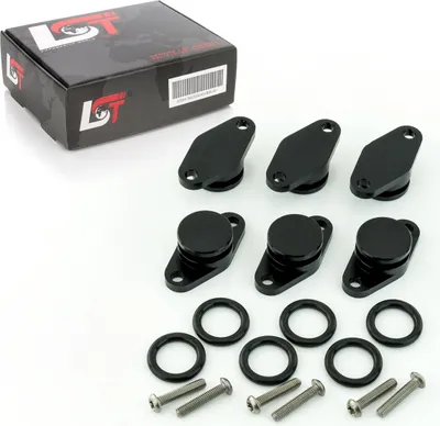 Produktbild von 6x Drallklappen Set 22mm schwarz mit O-Ring für Opel für BMW für Land Rover