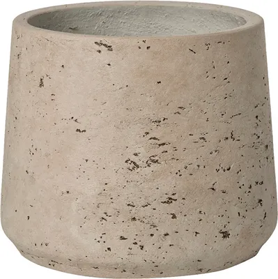 Image de Pottery Pots Cover Rough - Patt M gris , diamètre 16 cm