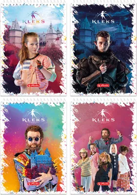 Immagine prodotto di Blocco note A6 a quadretti Kleks, 40 fogli, confezione da 20 pezzi