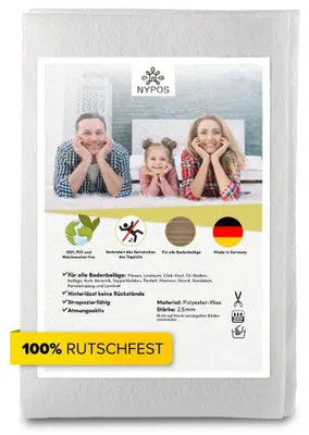 Teppichunterlage Antirutsch 160x230 cm Fleece rechteckig