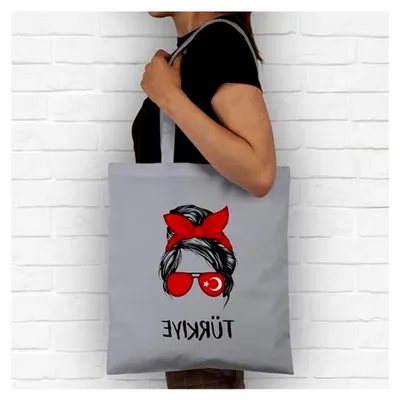 Produktbild von Baumwolltasche - Fußball EM WM - Taschen - Cooles Türkei Motiv Türkiye Style Turkey