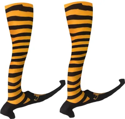 Obrázek produktu pro Halloween Zlá čarodějnice nohy rekvizity Halloween vnitřní venkovní trávník Yard Patio dekorace Party dekorace