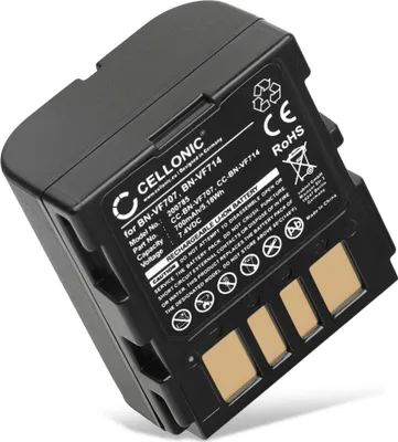 Produktbild von CELLONIC 1x Akku für Kamera Kompatibel mit JVC GR-D239, GR-D240, GR-D245, BN-VF707 - (700mAh, 7.4V)