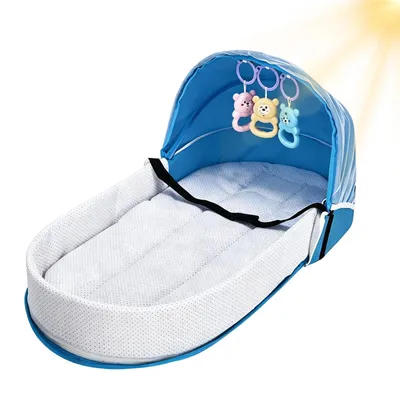 Imagen del producto de Cama de viaje portátil para niños con diseño transpirable