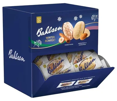 Obrázok produktu pre Bahlsen zimné cukrovinky pultový displej 140 kusov jednotlivo balených 945g
