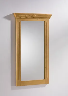 Produktbild von Wandspiegel Isabella 55x96 cm mit Rahmen aus massiver Antik lackierter Fichte