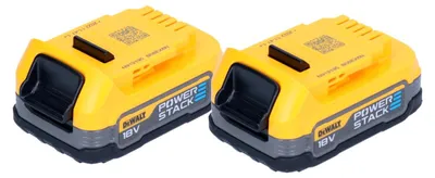 Zdjęcie produktu dla DeWALT DCBP034E2-XJ, Bateria, 1,7 Ah, 18 V, DeWalt, Czarny, Żółty